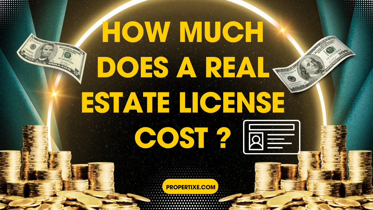 How much does a real estate license cost​